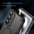 Armoured case for Samsung Galaxy S25 FE, for MagSafe, matt black