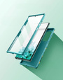 Case for Samsung Galaxy S22 Ultra, Suritch Full Body Marble, green