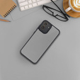 Case for Xiaomi Redmi 13C / Poco C65, Fusion Hybrid, transparent / black + 9H glass