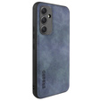 Case for Samsung Galaxy A54 5G, ERBORD Business, with metal plate for car mounts, blue
