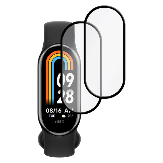 2x ERBORD Hybrid Glass for Xiaomi Smart Band 10 / 9 / 8