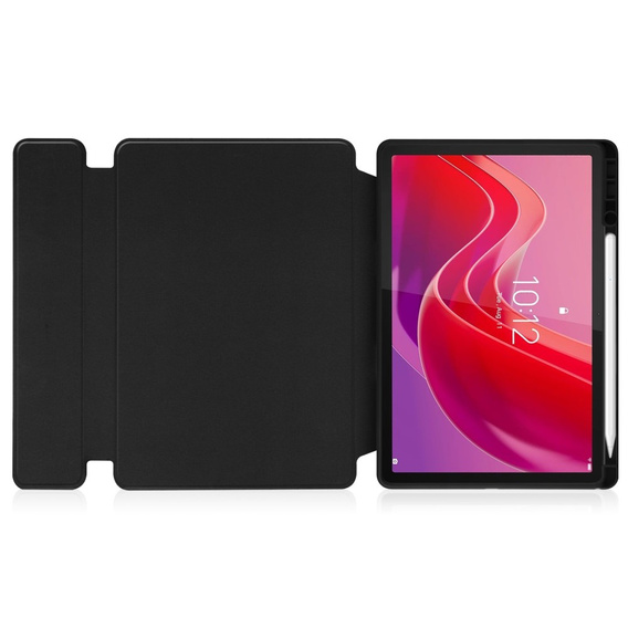 Keyboard case for Lenovo Tab M11 10.95" / Idea Tab 11" / Tab K11 11" (2 gen.), Rotary 360° Leather, black