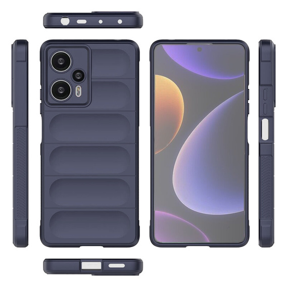 Case for Xiaomi Poco F5 5G, Gaming Shockproof, dark blue