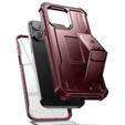 Armored case for iPhone 14 Pro Max, Dexnor Full Body, red