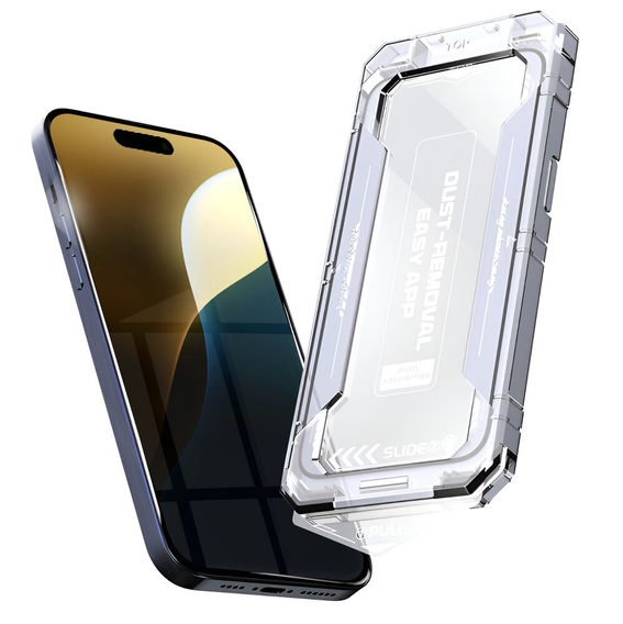 ERBORD tempered glass with applicator for iPhone 17 Pro