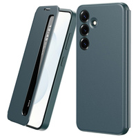 Smart View Window Leather Case for Samsung Galaxy S25 FE