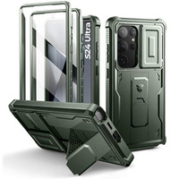 Armored case for Samsung Galaxy S24 Ultra, Dexnor Full Body (Two Frames), green