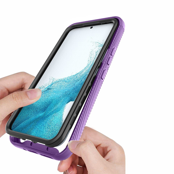 Case for Samsung Galaxy A34 5G, Shockproof, with film, purple
