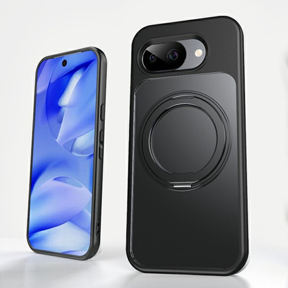 Case for Google Pixel 10a, for MagSafe, with stand, black