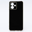 Case for Motorola Moto G54 5G, Glamour CamShield, black