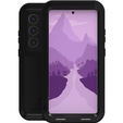Love Mei Case for Samsung Galaxy S24 Ultra, armored without glass, black