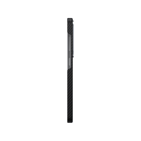 BENKS Kevlar Case for Samsung Galaxy S25+ Plus, for MagSafe, Carbon Fiber, black