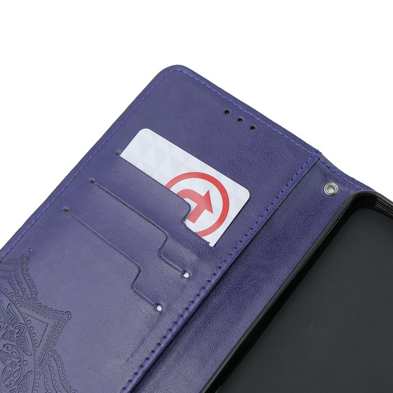 Flip case for Xiaomi Poco X6 5G, Mandala, purple