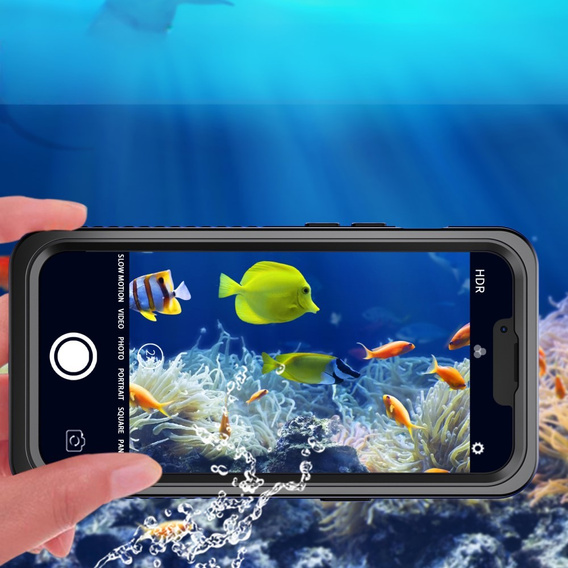 IP68 Waterproof Case for iPhone 13, black
