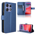 Flip case for Motorola Edge 50 Pro, Wallet Smart Magnet, blue