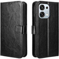 Crazy Horse Wallet flip case for Oppo A6 Pro 5G