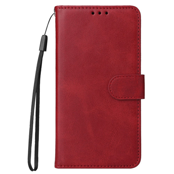 Flip case for Samsung Galaxy A34 5G, Leather Wallet, red