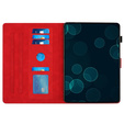 Case for Lenovo Tab M10 Plus 10.6 Gen 3 TB-125F TB-128F, Classic, with space for stylus, red