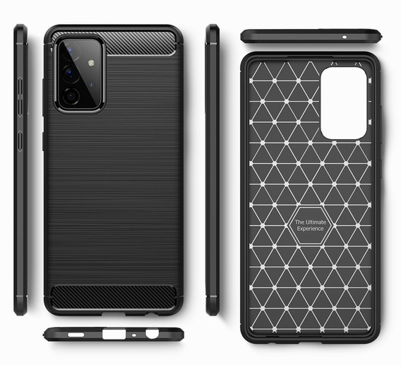 Case for Samsung Galaxy A53 5G, Carbon, black