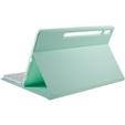 Case + keyboard Galaxy Tab S7+ Plus / S8+ Plus /S7 FE T730 T733, Pen Slot, mint