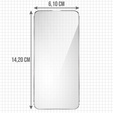 2x Tempered Glass ERBORD 9H Hard Glass for phone screen for iPhone 16