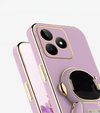 Case for Realme Note 50, Astronaut, purple