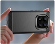 Case for Xiaomi Redmi Note 14 Pro+, Carbon, black