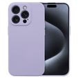 Case for iPhone 15 Pro, Silicone Lite, purple
