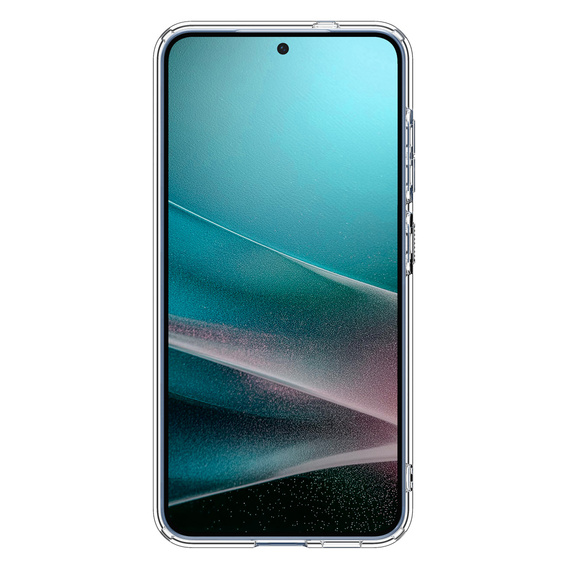 Spigen case for Samsung Galaxy S25, Ultra Hybrid, transparent + 9H Tempered Glass