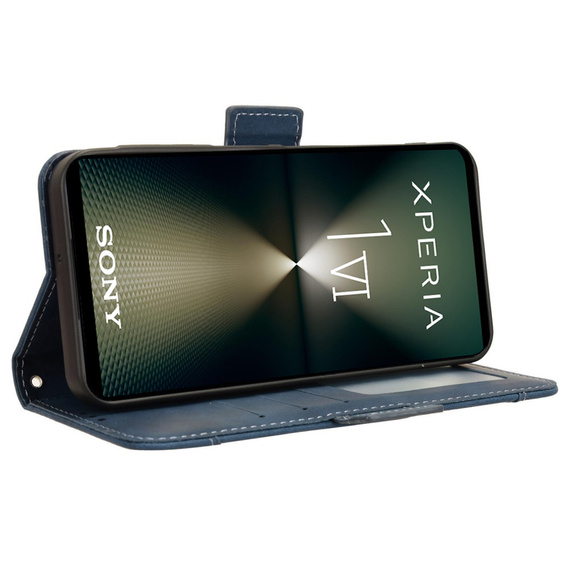 Flip case for Sony Xperia 1 VI, Card Slot, dark blue
