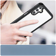 Case for Samsung Galaxy A14 4G/5G, Fusion Hybrid, transparent / black