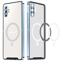 Camera Protection Case for Samsung Galaxy Note 10+ Plus, CamShield MagSafe, transparent / blue