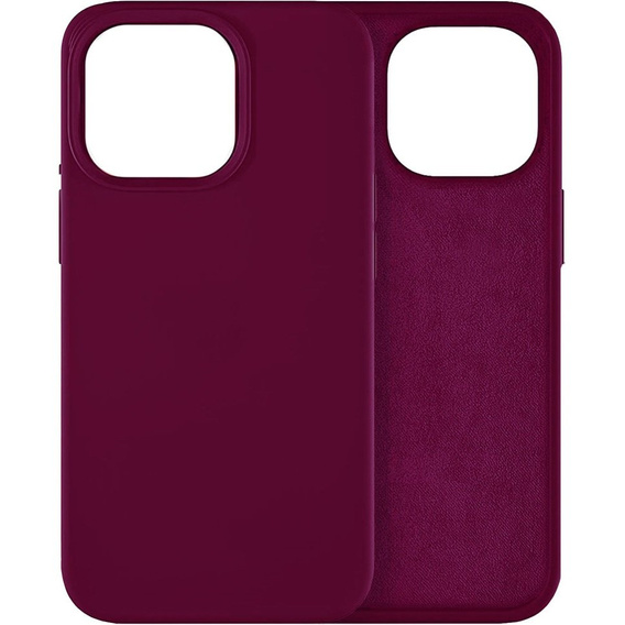 Case for iPhone 14 Pro, Silicone Lite, red