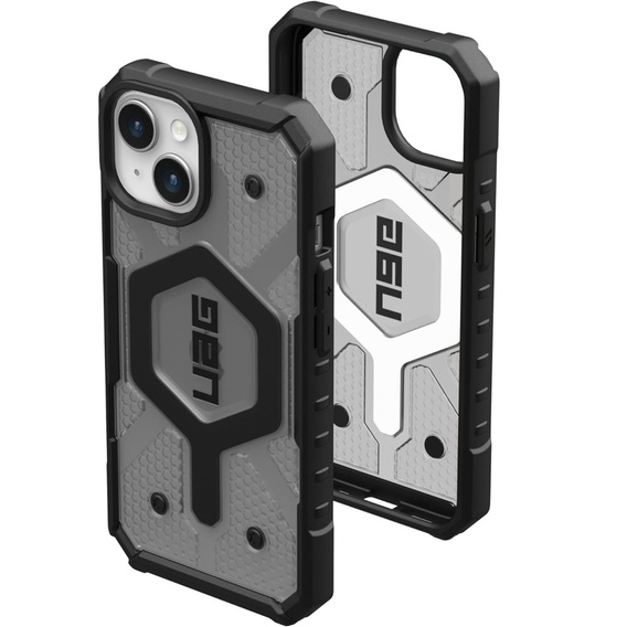 Urban Armor Gear Case for iPhone 15 Pro, Pathfinder MagSafe, grey