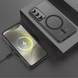 Case for Samsung Galaxy S23, for MagSafe, ERBORD Matt Case, black + Screen Glass