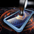 Case for Samsung Galaxy A36 / Samsung Galaxy A56, Shockproof, with glass, for MagSafe, blue
