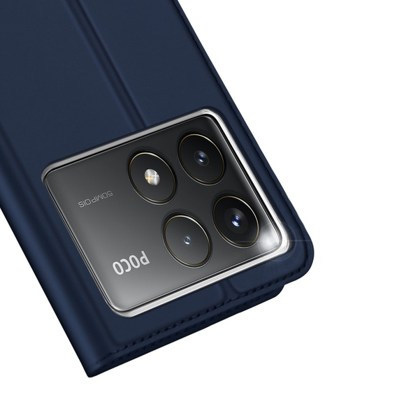 Dux Ducis Case for Xiaomi Poco F6 Pro, Skinpro, dark blue