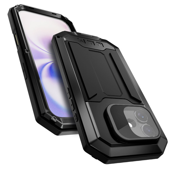 R-JUST armoured case with screen protector and stand for iPhone 17