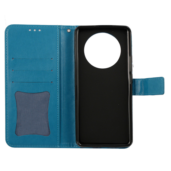Flip case for Realme 11 Pro 5G / Pro+ 5G, Mandala Flower, blue