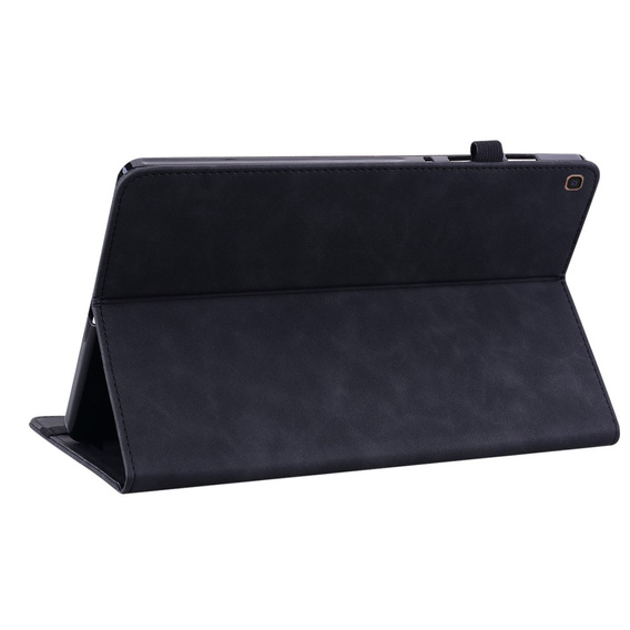 Case for Samsung Galaxy Tab S6 Lite, Wallet Pen Slot, black