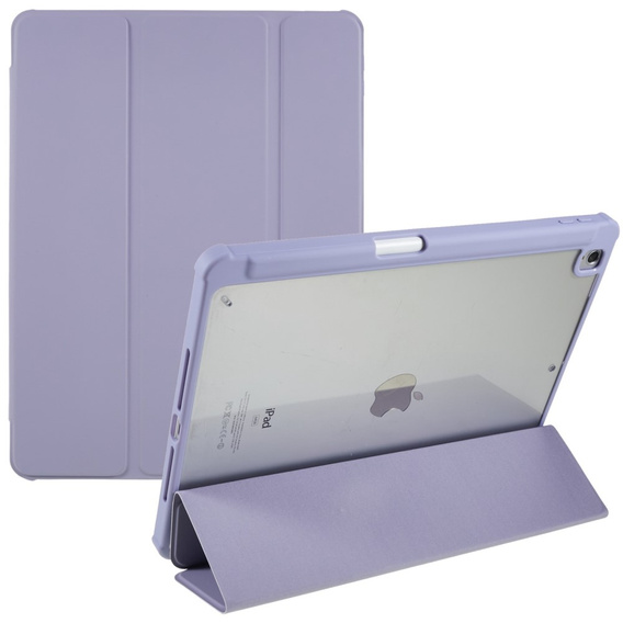 Case for iPad 10.2 2021 / 2020 / 2019, Smartcase Hybrid, with stylus space, purple