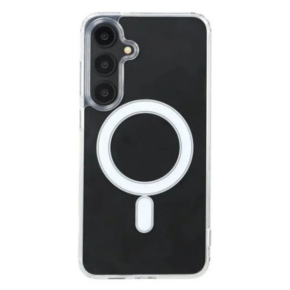 Case for Samsung Galaxy S25 FE, Fusion Hybrid, for MagSafe, transparent