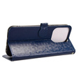 Flip case for Xiaomi Redmi 15C 4G/LTE, Wallet Rhombus, blue
