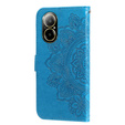 Flip case for Realme C67, Mandala, blue