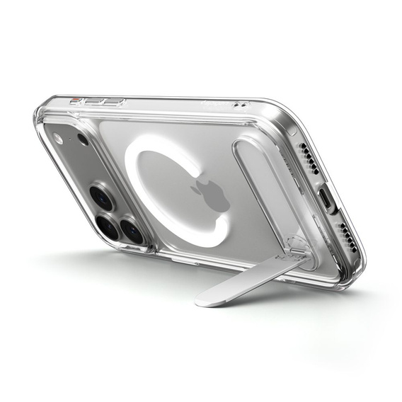 Spigen Ultra Hybrid "S" MagSafe case for iPhone 17 Pro, Clear / White