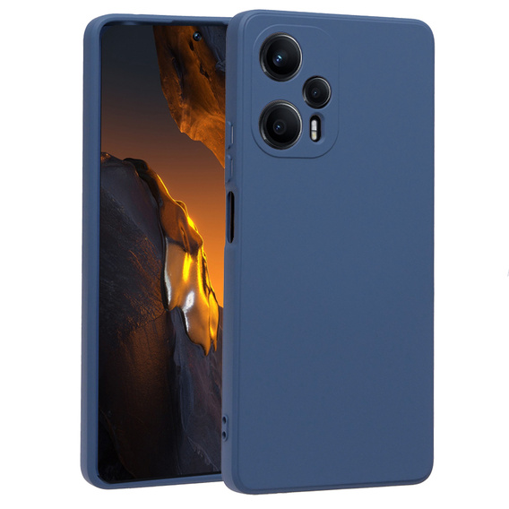 Case for Xiaomi Poco F5, Silicone Lite, blue