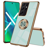 Case for Samsung Galaxy S22 Ultra, Electro Ring, mint