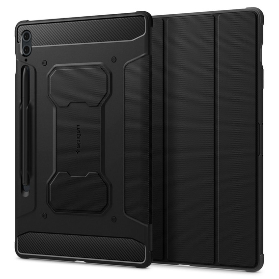 SPIGEN Rugged Armor Pro Case for Samsung Galaxy Tab S9 FE+ 12.4" (X610/X616B) – Black