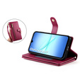 Wallet Zipper Pocket flip case for Samsung Galaxy A17 5G, Wallet Zipper Pocket, red