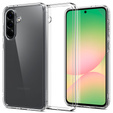 Spigen case for Samsung Galaxy A56 5G, Ultra Hybrid, transparent + 9H Tempered Glass